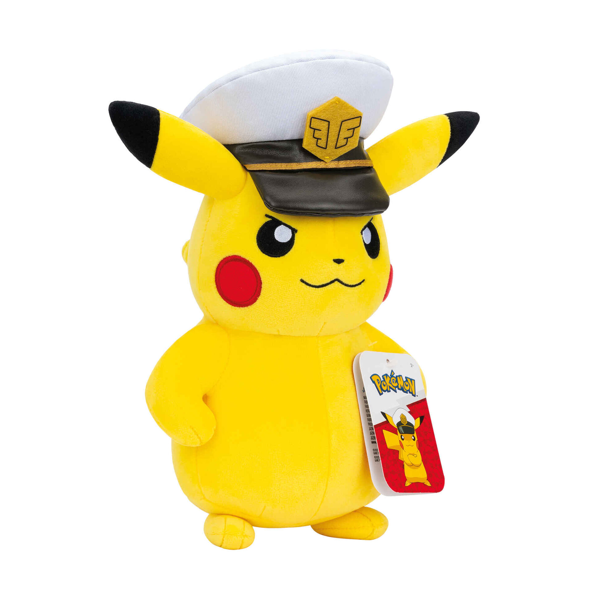 Peluche Capitão Pikachu 21cm