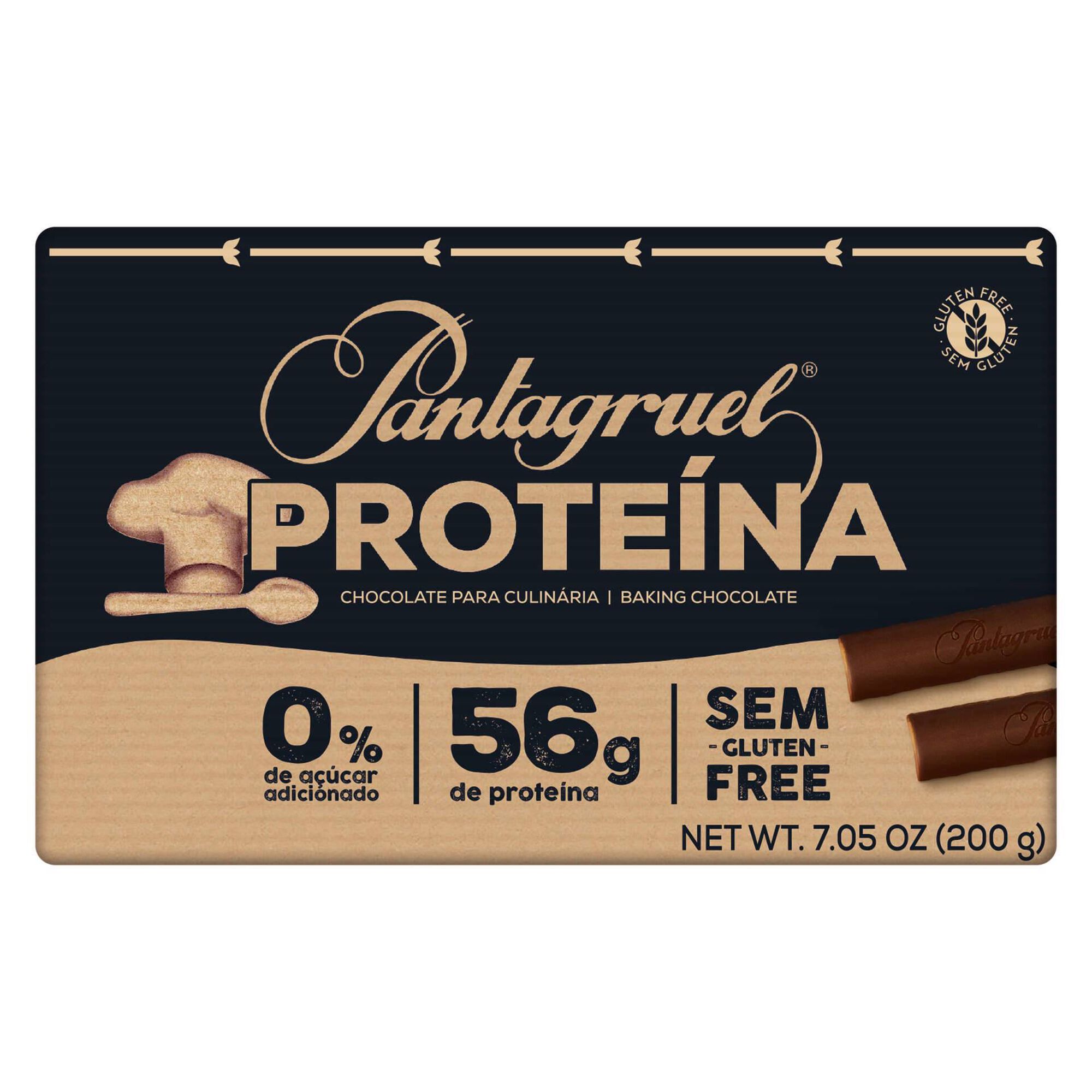 Tablete de Chocolate Culinária Proteico sem Glúten Tablete de Chocolate Culinária Proteico sem Glúten