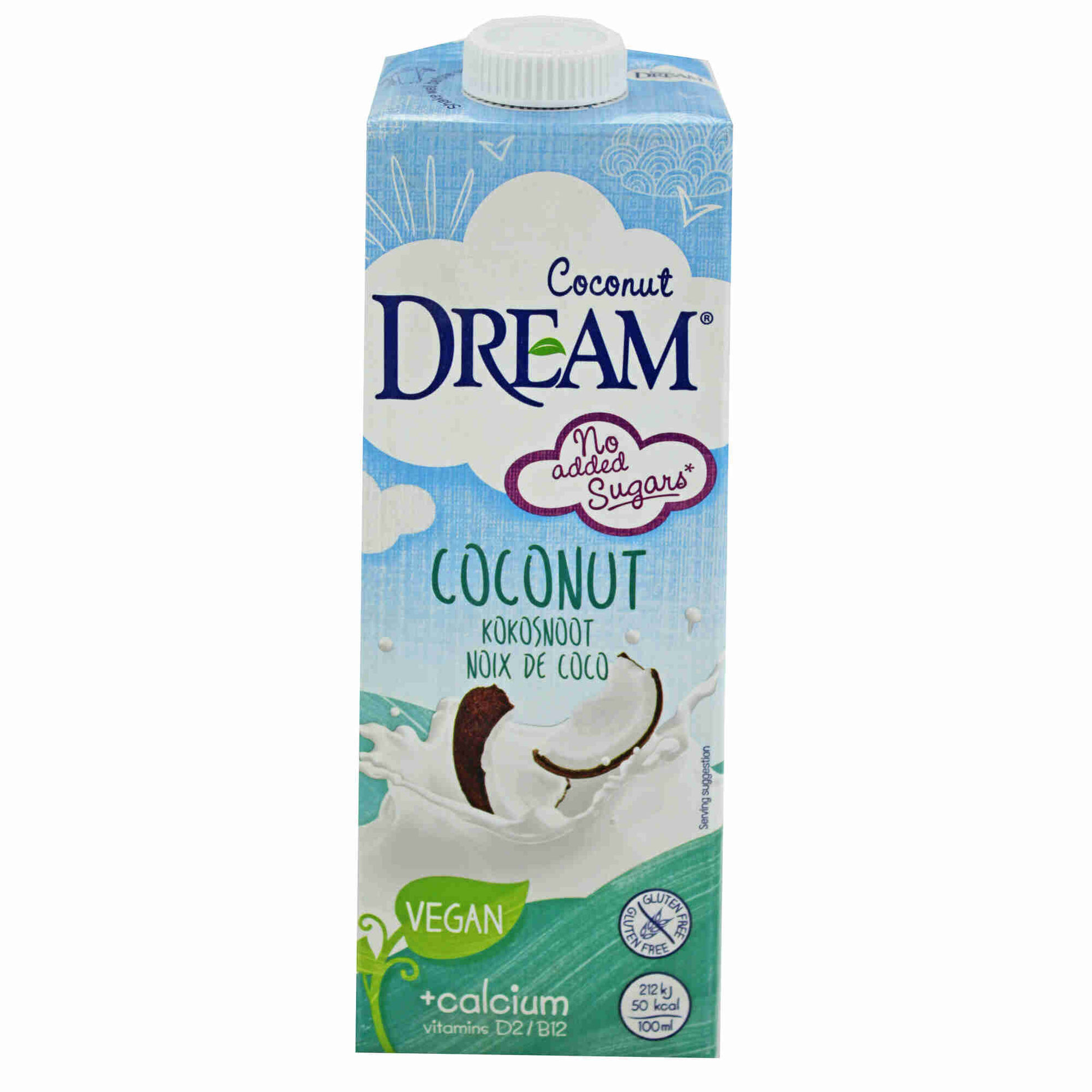 Bebida Vegetal de Coco e Arroz com Cálcio sem Açúcar e sem Glúten Bebida Vegetal de Coco e Arroz com Cálcio sem Açúcar e sem Glúten