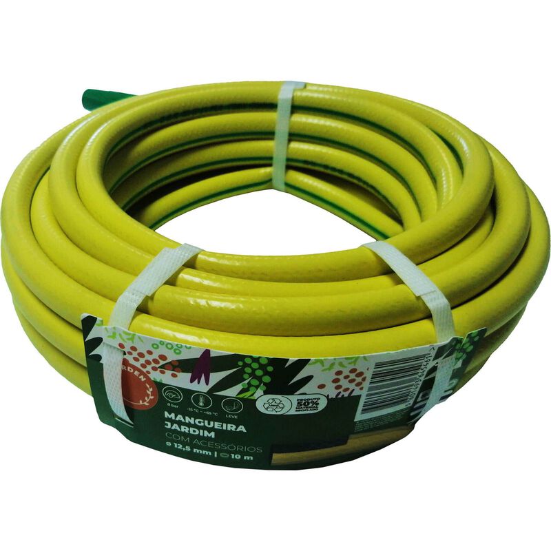 Kit Mangueira Amarela 12,5 mm x 10 mts Delgarden