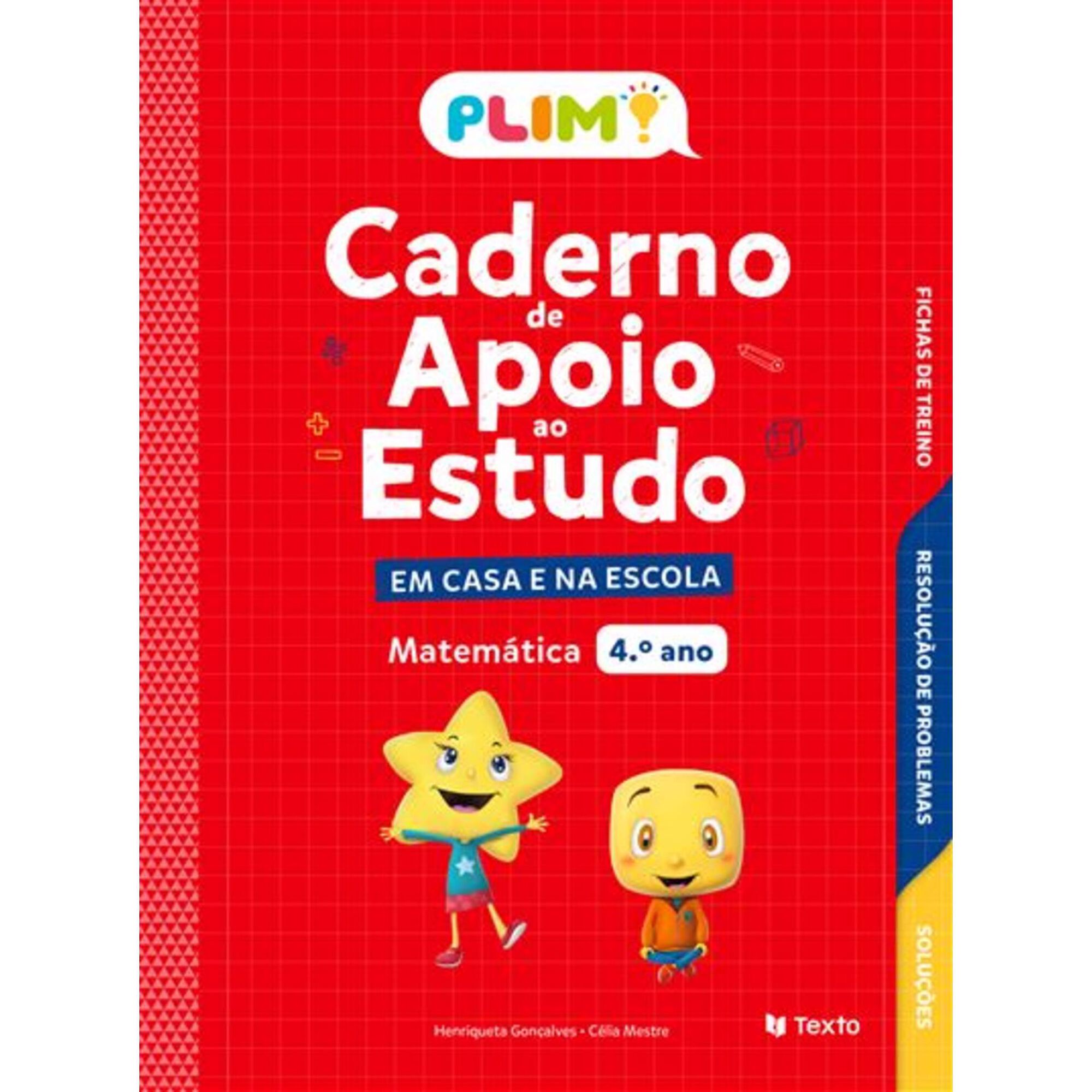 Plim! Caderno de Apoio ao Estudo Matemática - 4º Ano