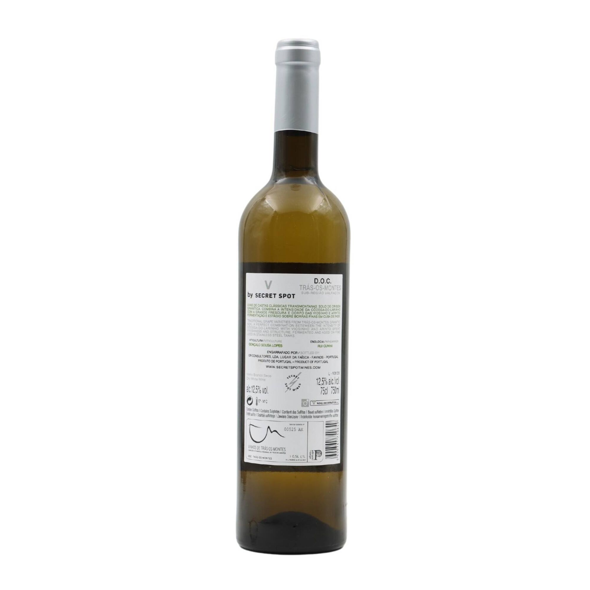 V by Secret Spot Valpa&ccedil;os Tr&aacute;s-os-Montes Vinho Branco