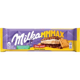 Tablete de Chocolate de Leite com Bolacha Milka