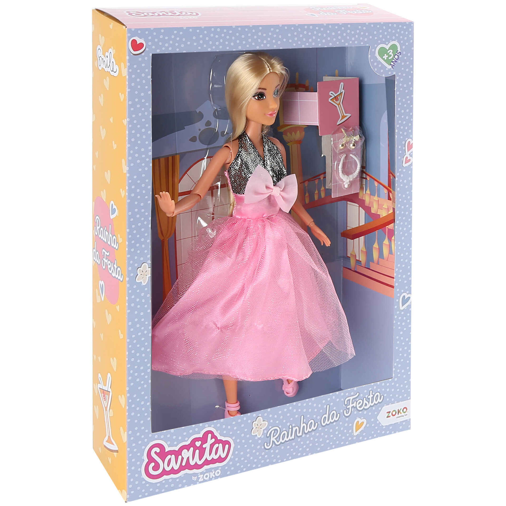 Boneca Sarita Rainha da Festa (vários modelos) Boneca Sarita Rainha da Festa (vários modelos)