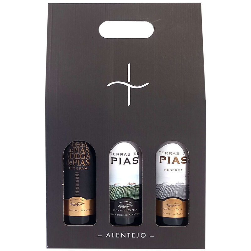 Adega de Pias e Terras Pias Alentejano Vinho Tinto Conjunto