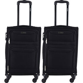 Conjunto 2 Malas Viagem Cabine Preto Move Berg