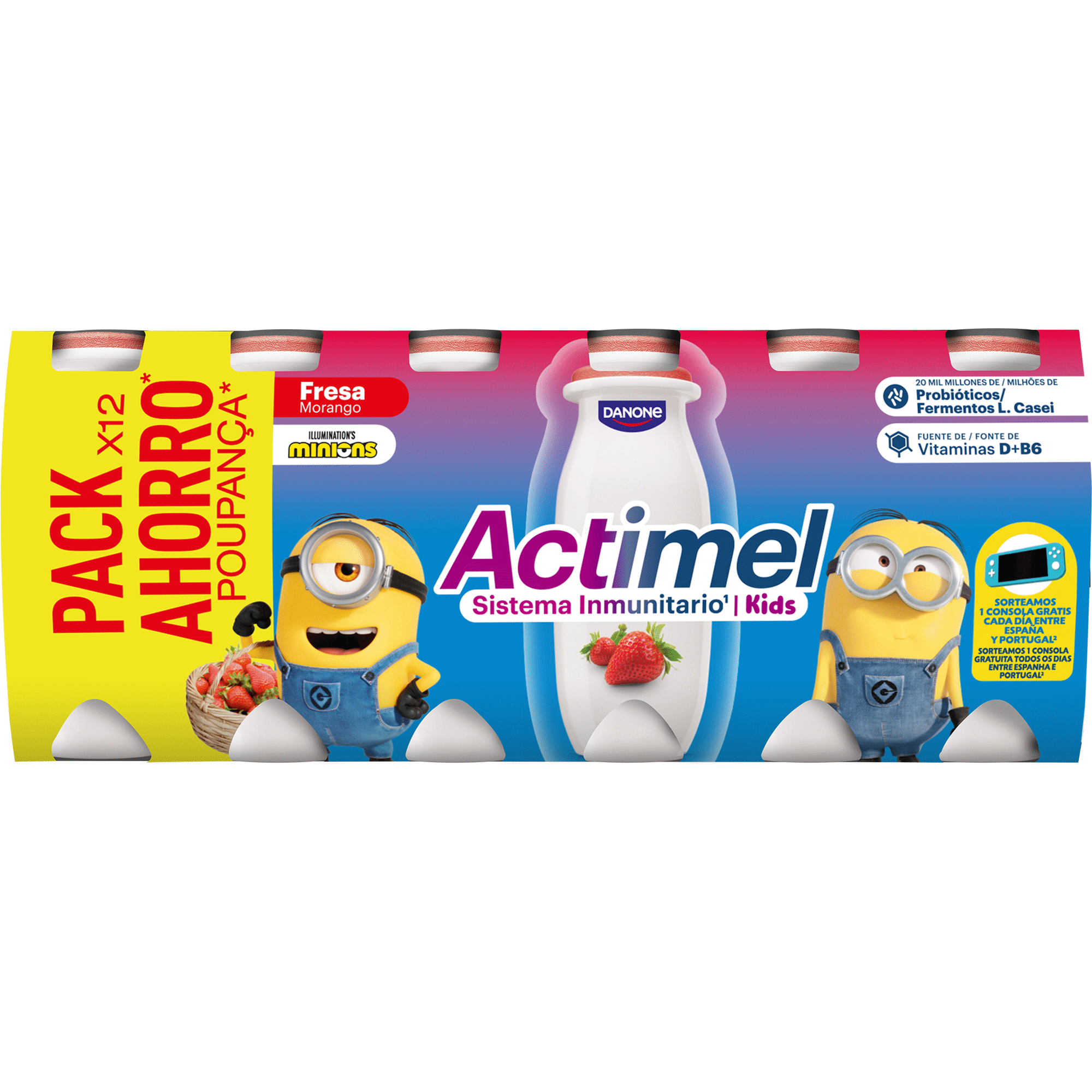 Iogurte Líquido Morango Infantil