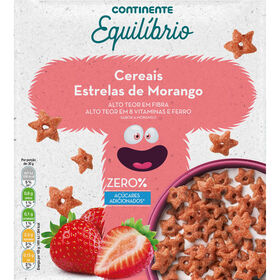 Cereais Estrelas de Morango Continente