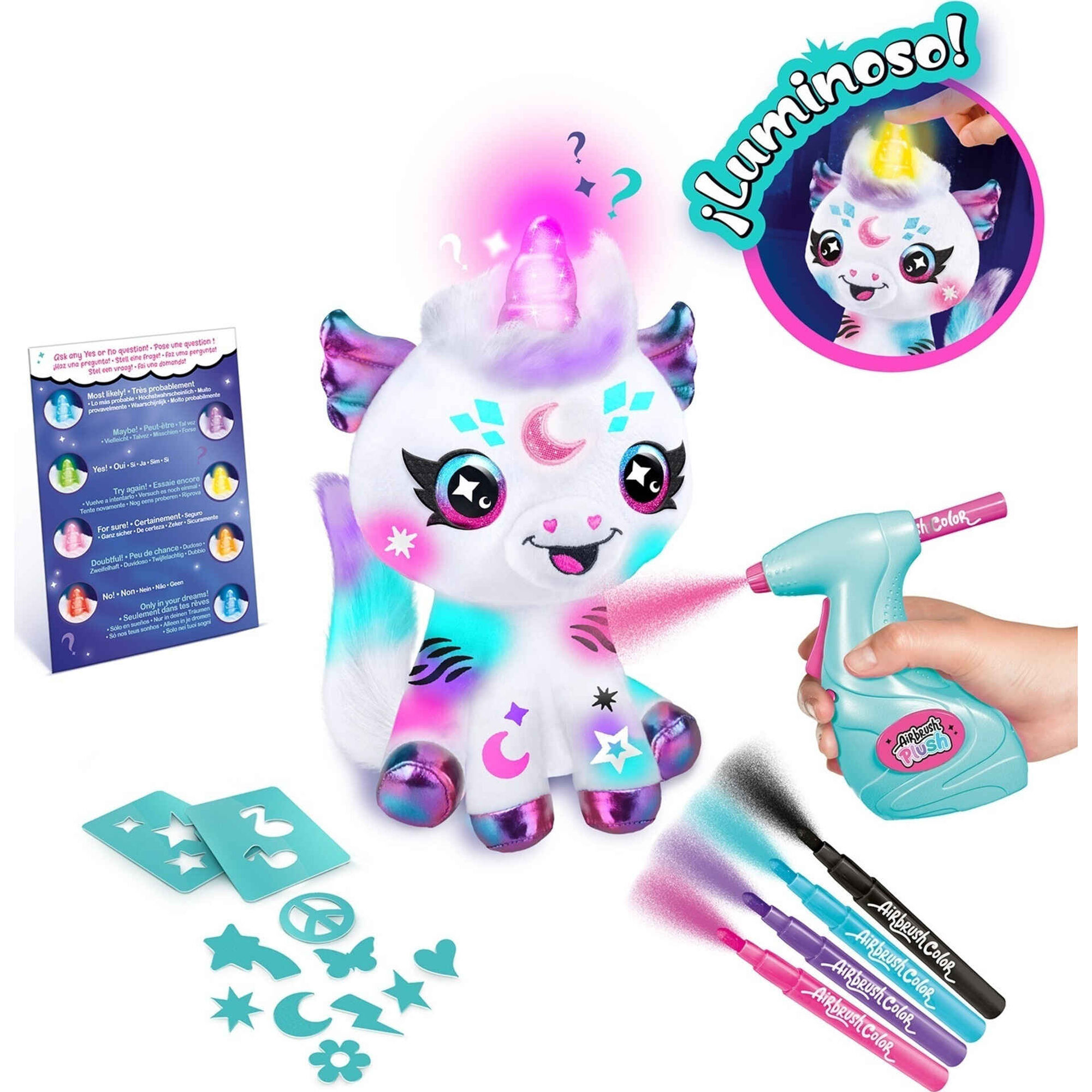 Airbrush Plush - Pinta o teu Unicórnio Mágico Airbrush Plush - Pinta o teu Unicórnio Mágico