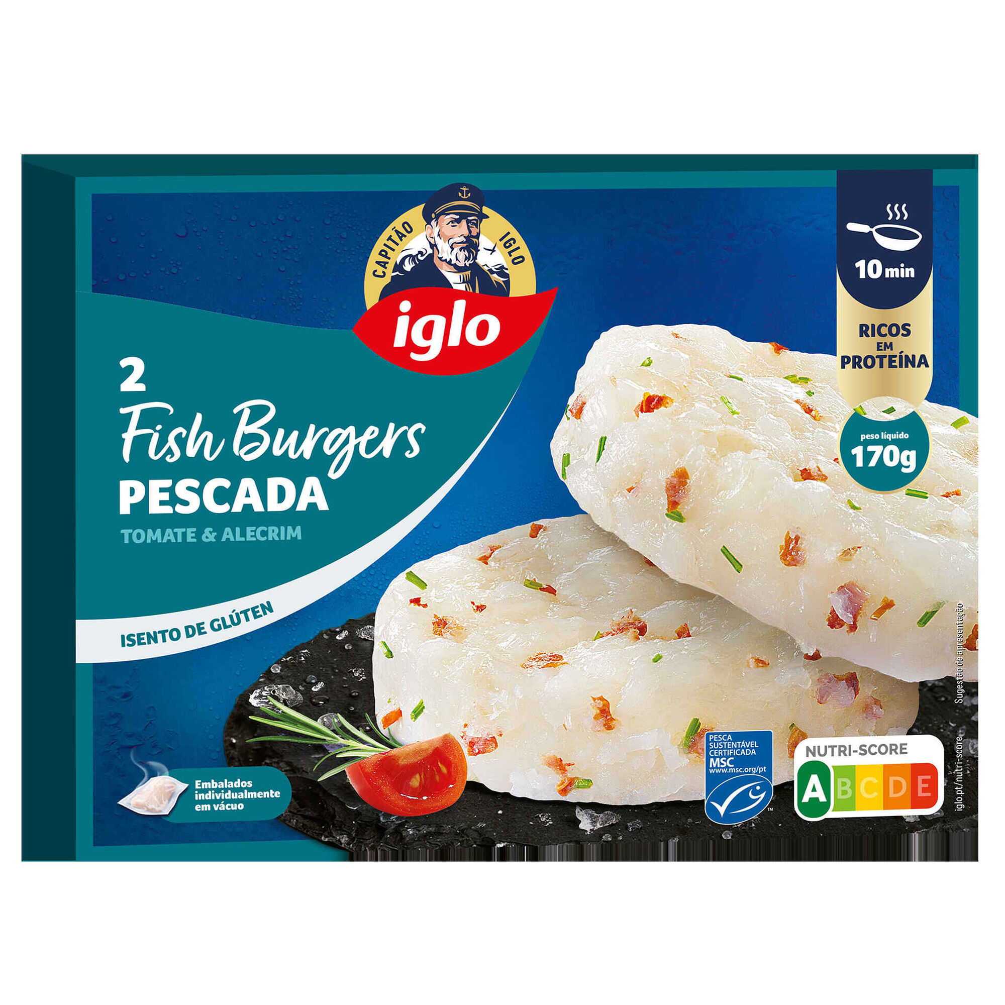 Hamb&uacute;rguer de Pescada Capit&atilde;o Iglo