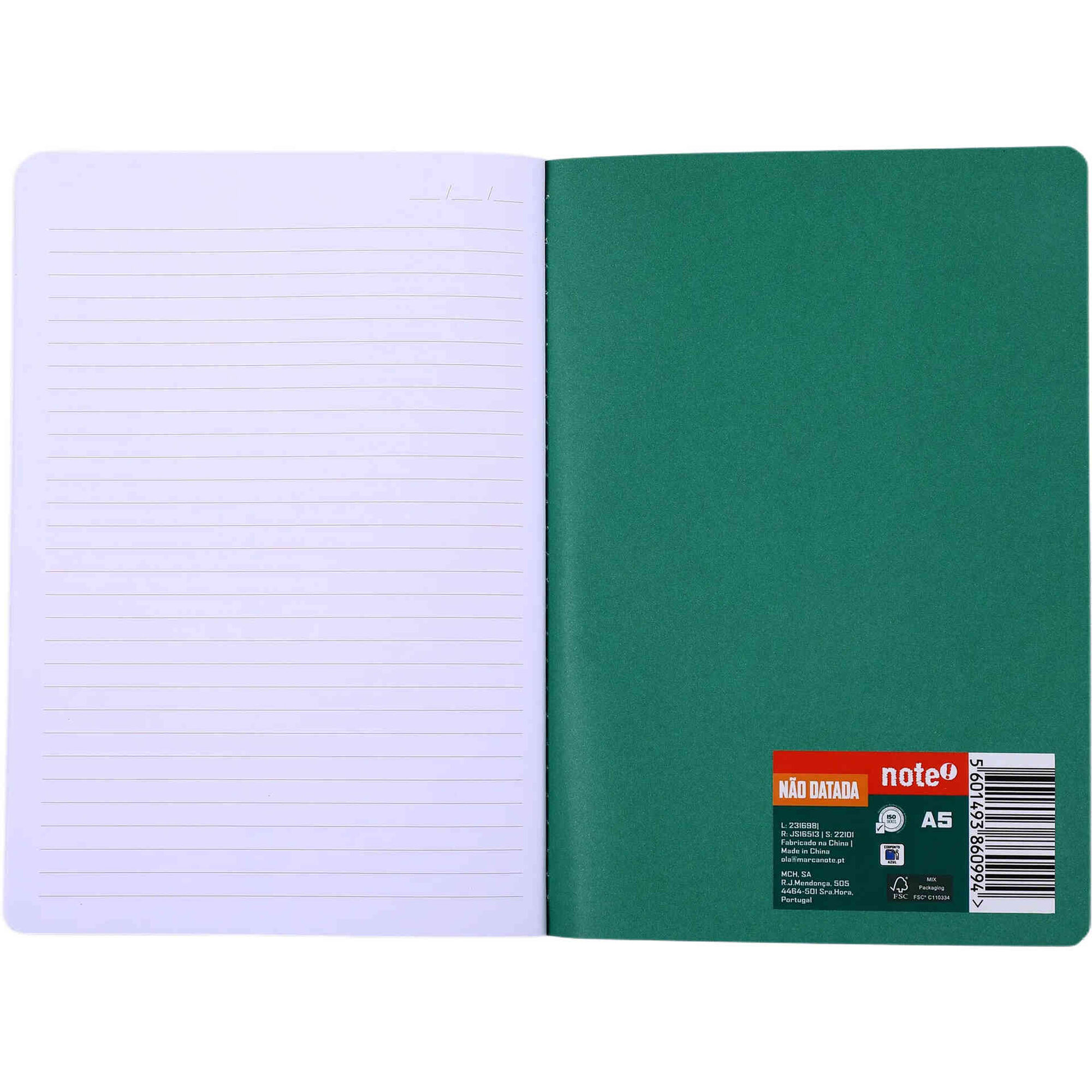 Agenda Slim A5 In Time (v&aacute;rias cores) Note!