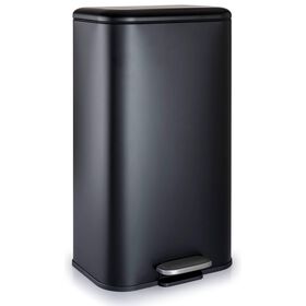 Balde do Lixo Soft Touch Preto Kasa