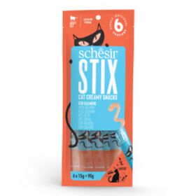 Pur&eacute; para Gato Stix Salm&atilde;o Schesir