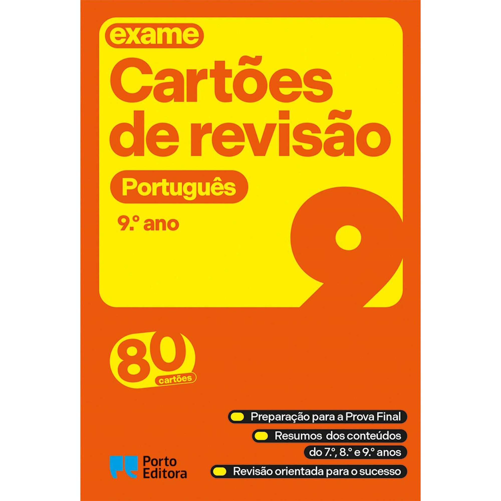 Cartões de Revisão - Livro Português - 9.º Ano Cartões de Revisão - Livro Português - 9.º Ano