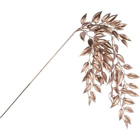 Haste Aramada Folhas 86cm Cobre