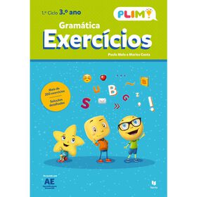 PLIM! Exerc&iacute;cios de Gram&aacute;tica - 3.&ordm; Ano