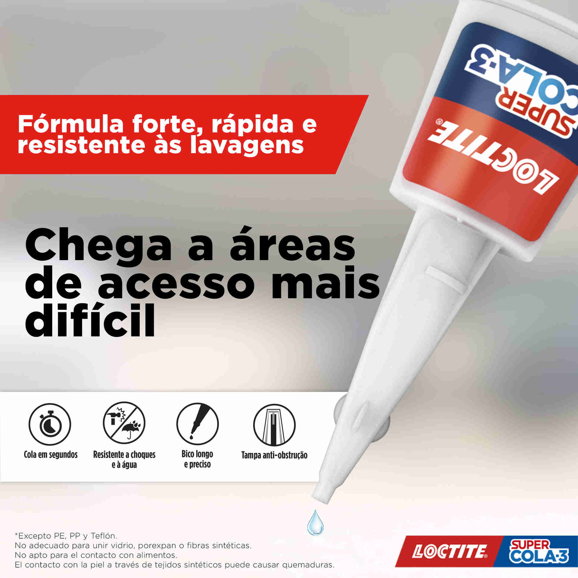 Super Cola 3 Líquida Precisão Máxima Super Cola 3 Líquida Precisão Máxima