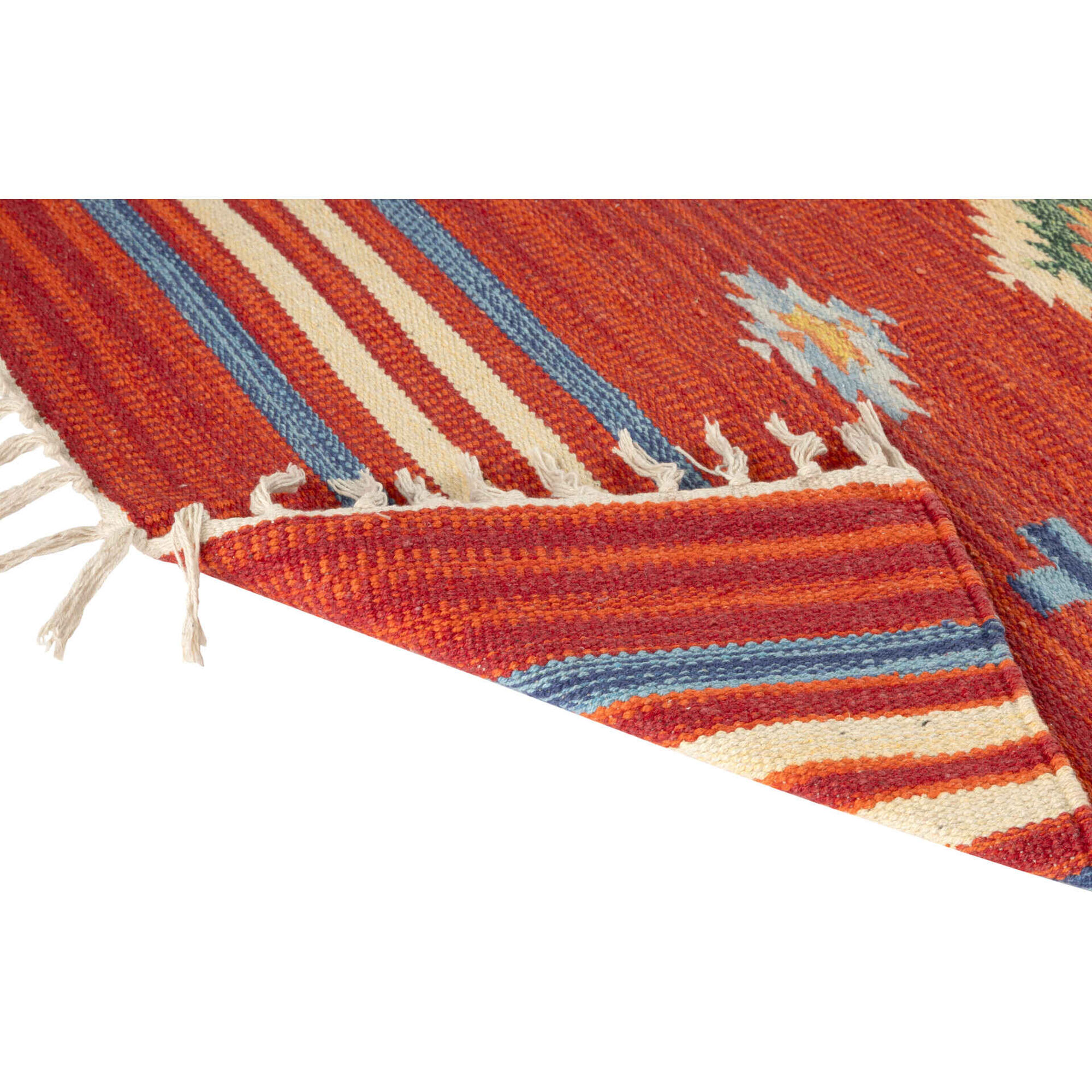 Passadeira Algod&atilde;o Vermelho Kilim