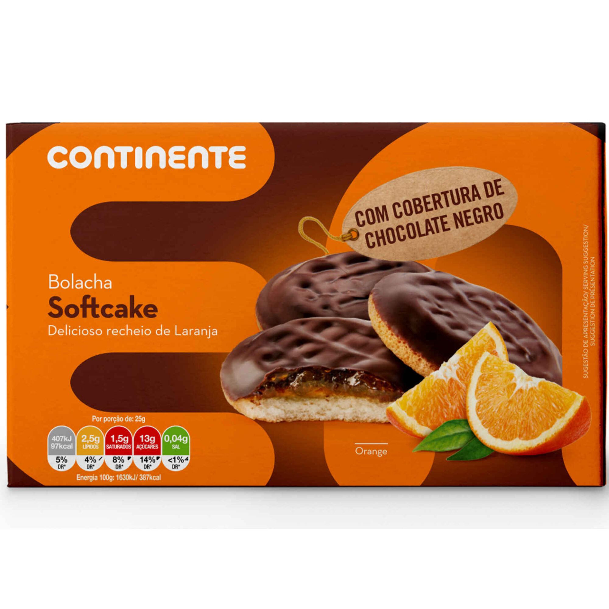 Bolachas Soft Cake de Laranja e Chocolate Negro