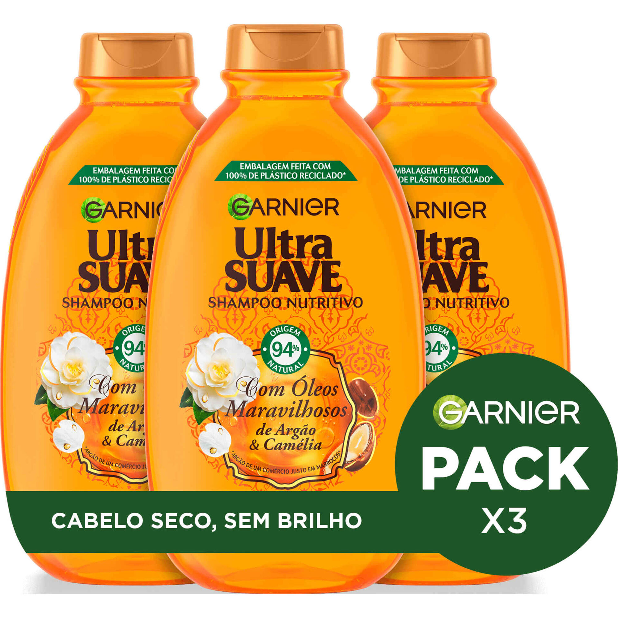Champô Ultra Suave Óleos de Argão e Camélia