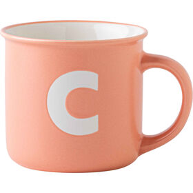 Caneca 360ml Letra C Rosa Kasa