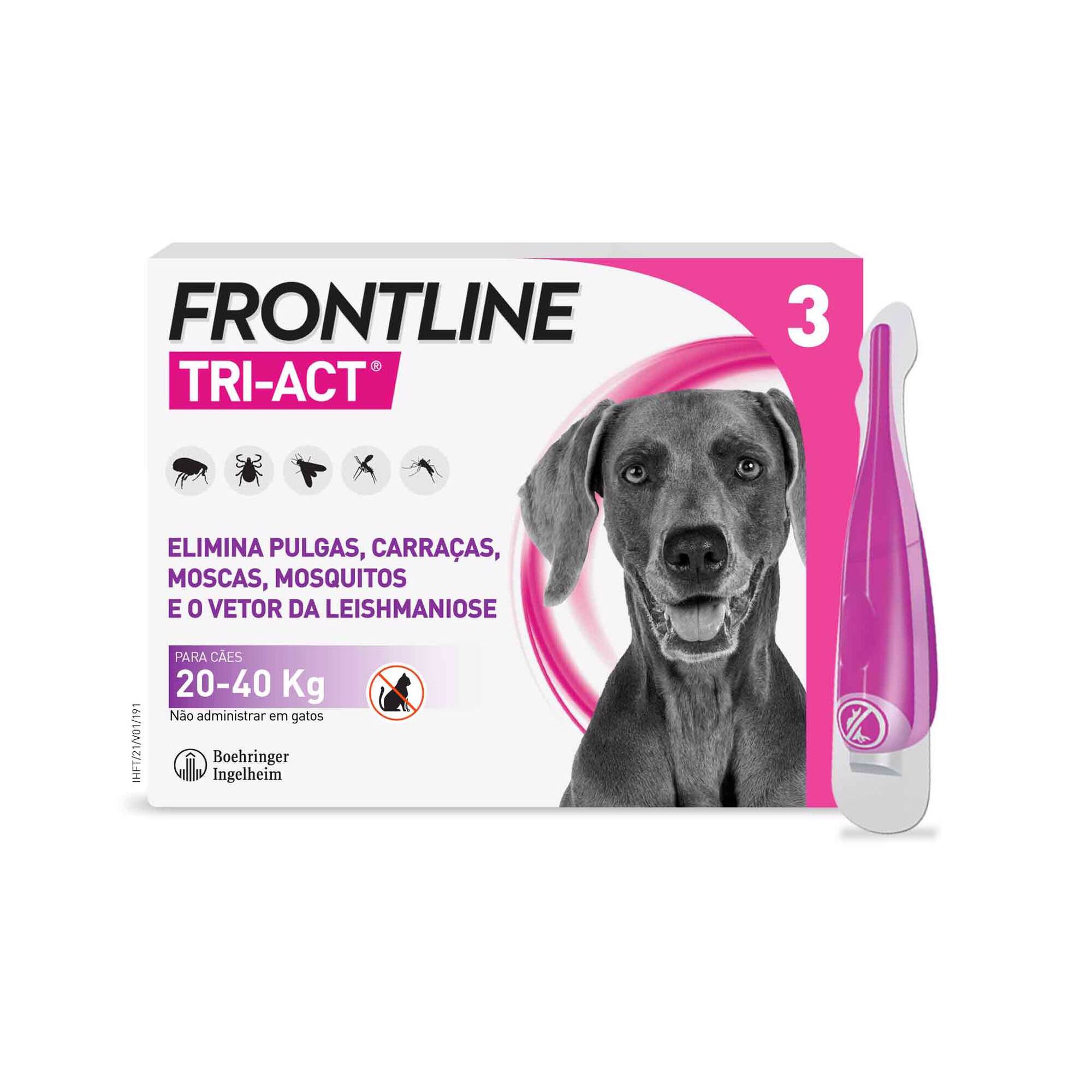 Desparasitante Externo para Cão L Pipeta 20 - 40kg Desparasitante Externo para Cão L Pipeta 20 - 40kg