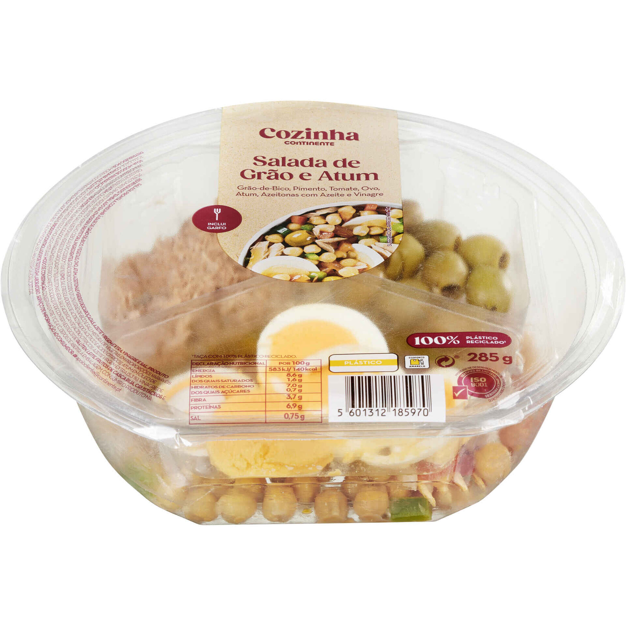 Salada de Grão e Atum