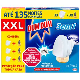 Inseticida Elétrico Melgas e Mosquitos Pack Triplo