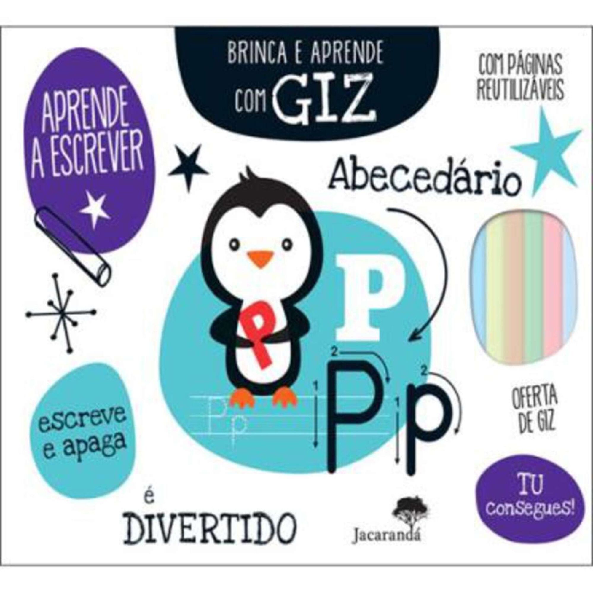 Abecedário - Brinca e Aprende com Giz Abecedário - Brinca e Aprende com Giz