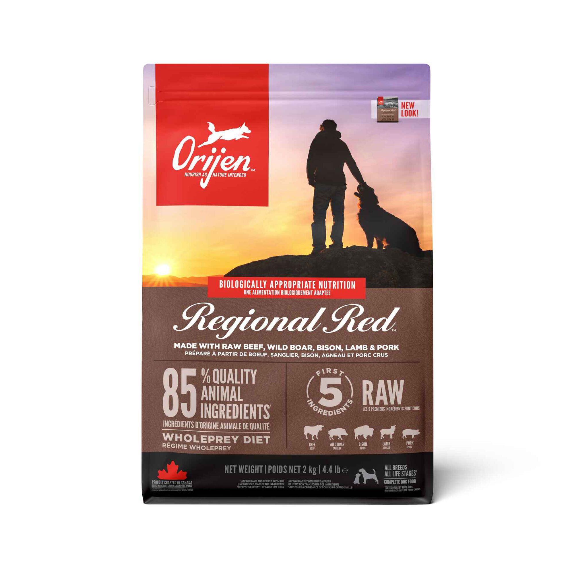 Ra&ccedil;&atilde;o para C&atilde;o Adulto Regional Red Orijen