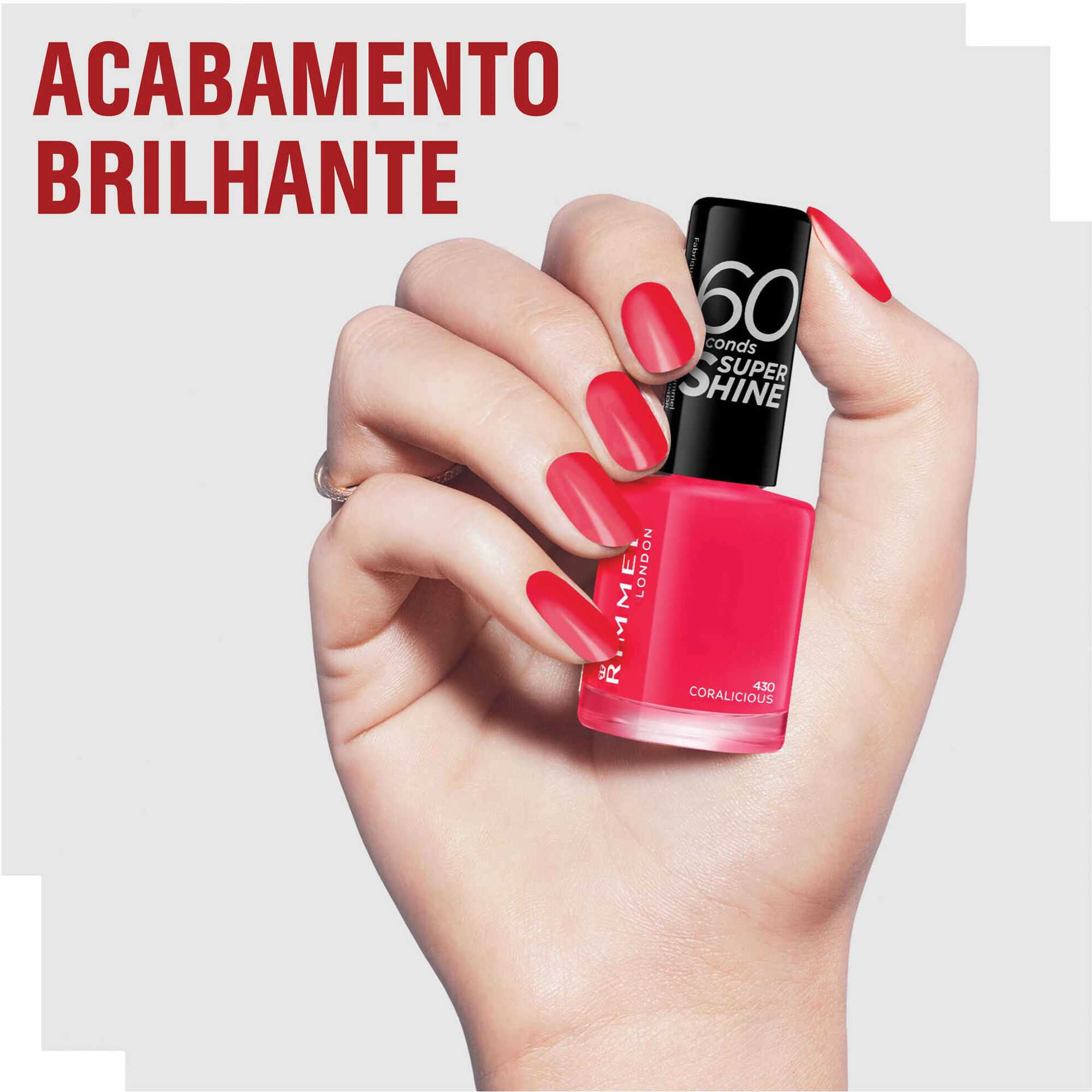 Verniz de Unhas 60 Seconds 430 Coralicious