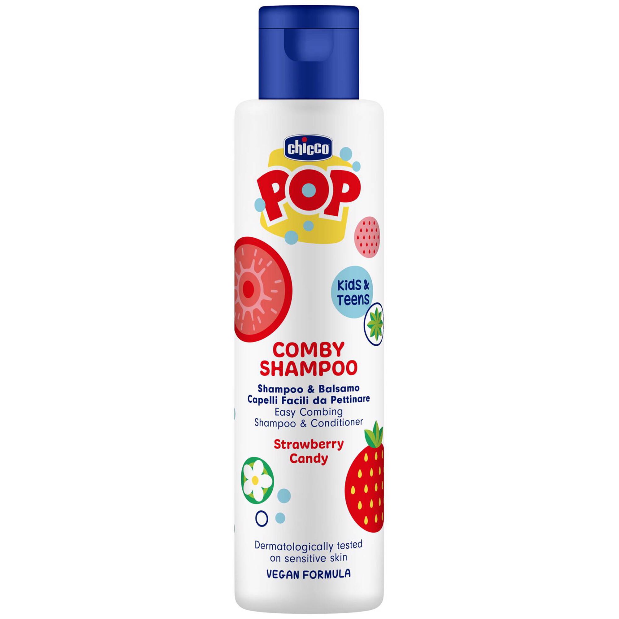 Champ&ocirc; e Condicionador Pop Morango Chicco