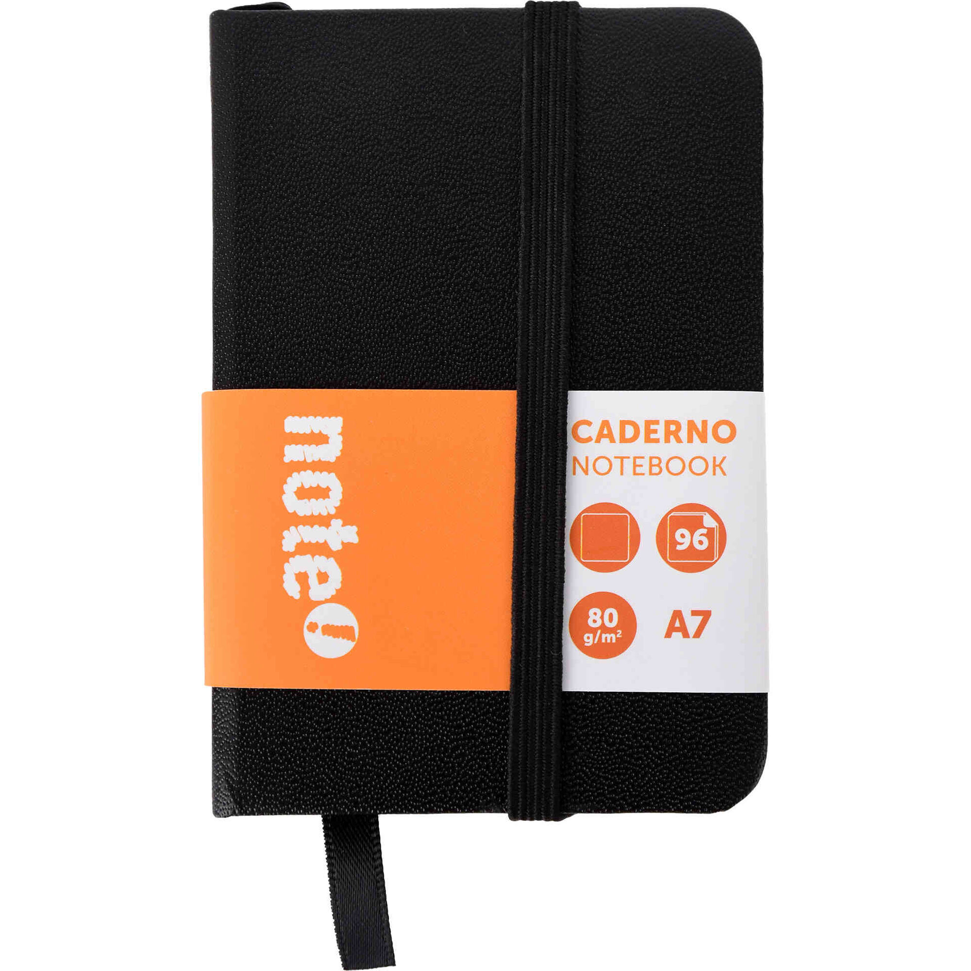 Caderno Agrafado com El&aacute;stico A7 Liso Note!