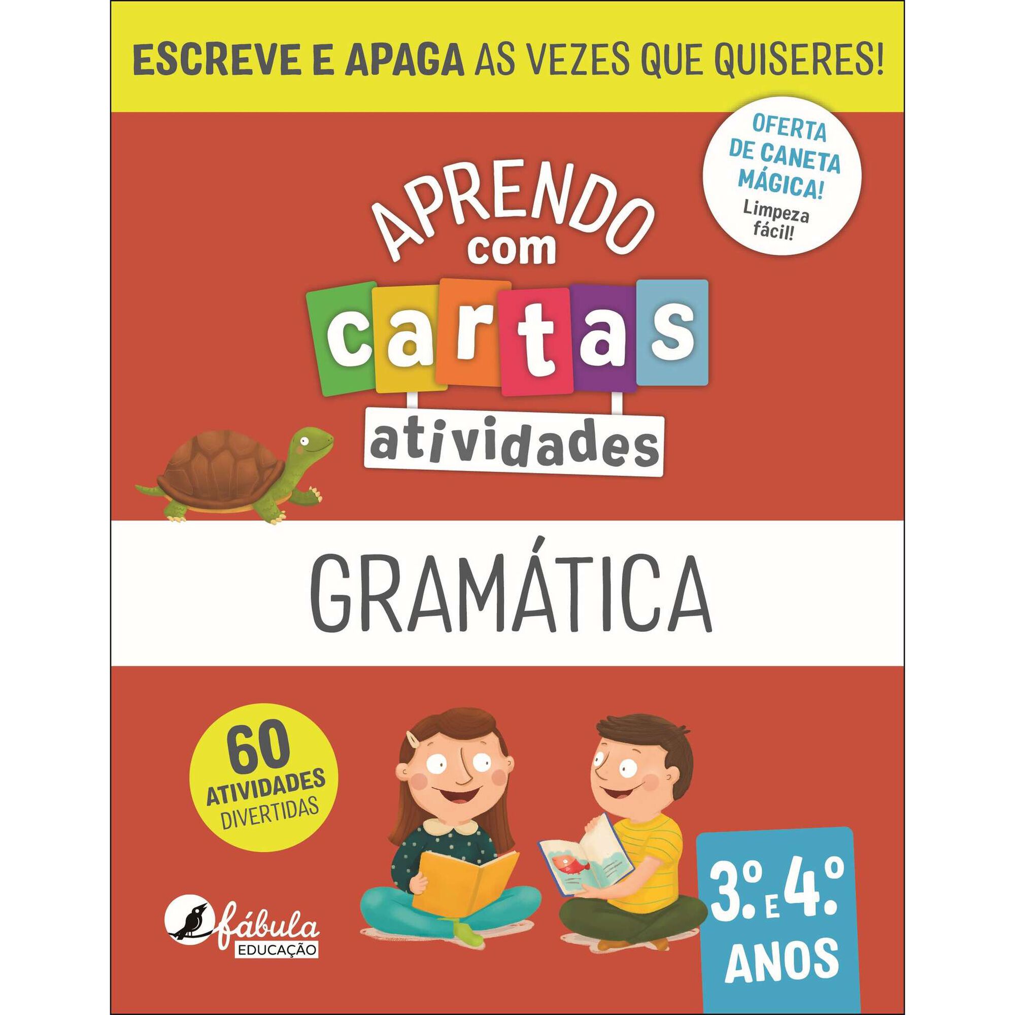 Aprendo com Cartas - Atividades - Gram&aacute;tica 3.&ordm; e 4.&ordm; Anos