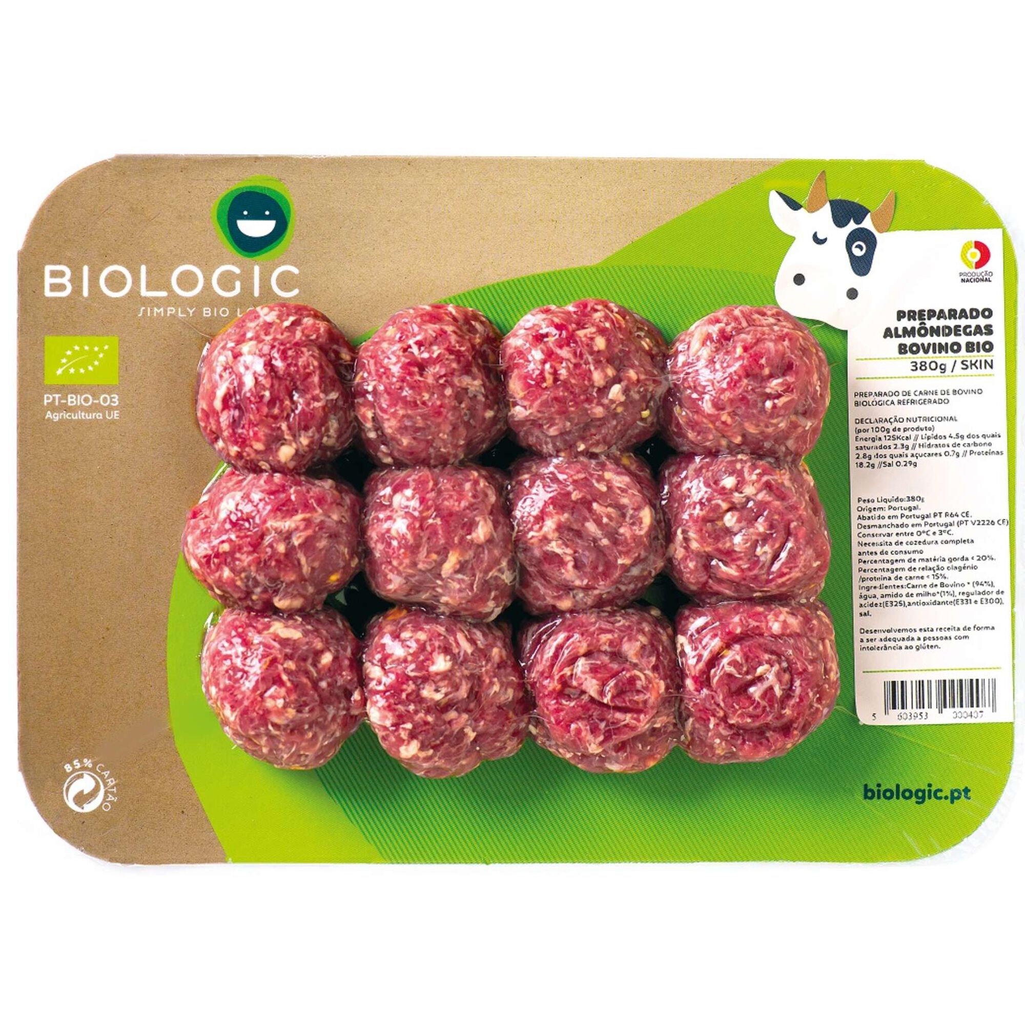 Almôndegas Bovino Biológicas Almôndegas Bovino Biológicas