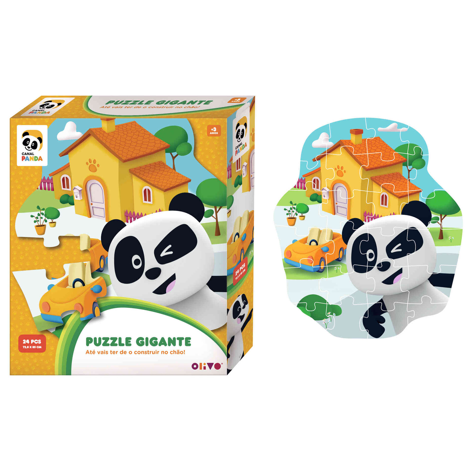 Puzzle Gigante Panda 24 Peças
