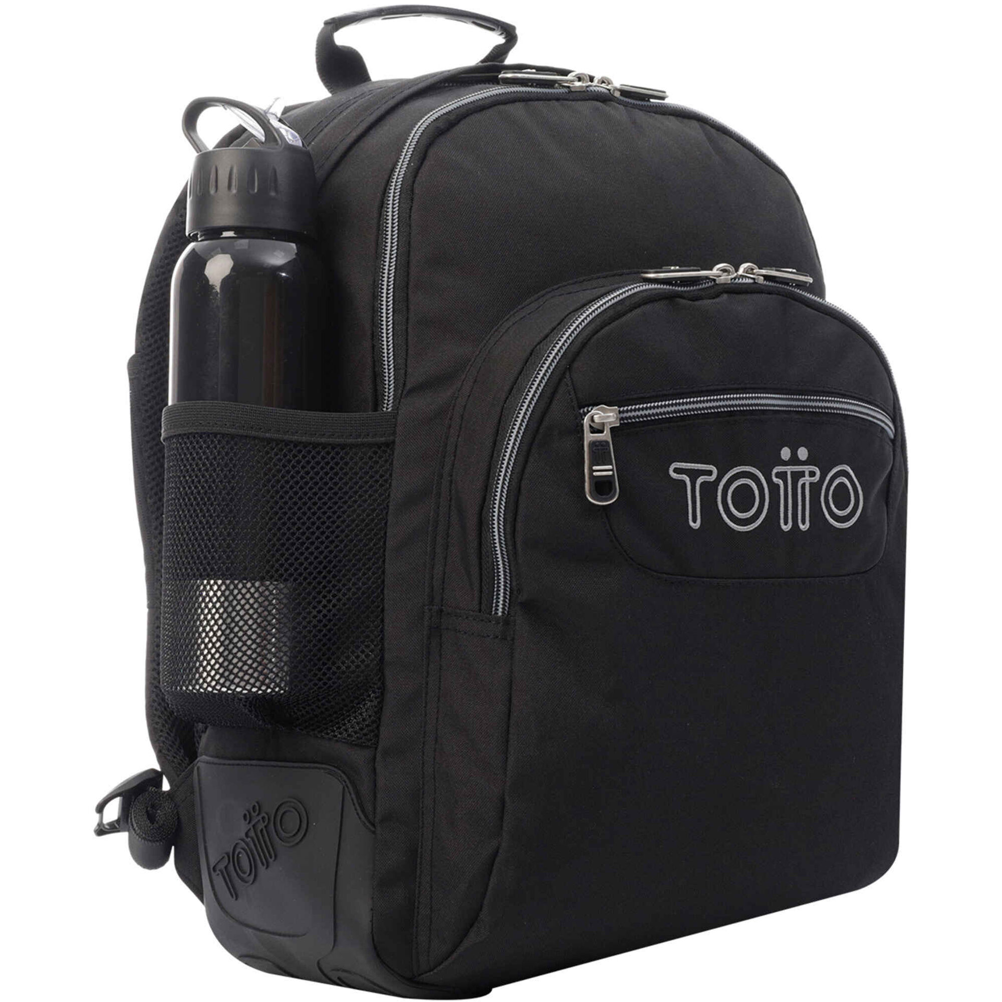 Mochila com Base de Borracha Preta Totto