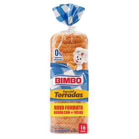 P&atilde;o de Forma com C&ocirc;dea Especial Torradas Bimbo