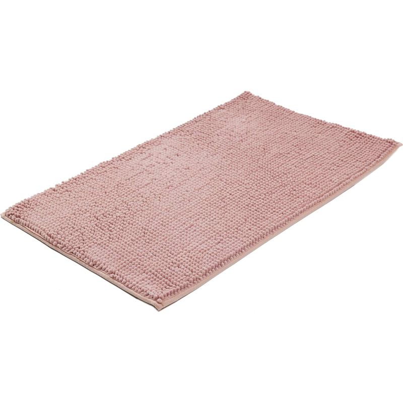 Tapete WC Microfibra 80x50cm Rosa Kasa