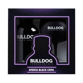 Gin Bulldog London Dry com copo