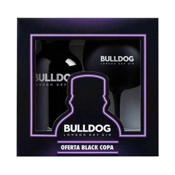 Bulldog Gin London Dry com copo