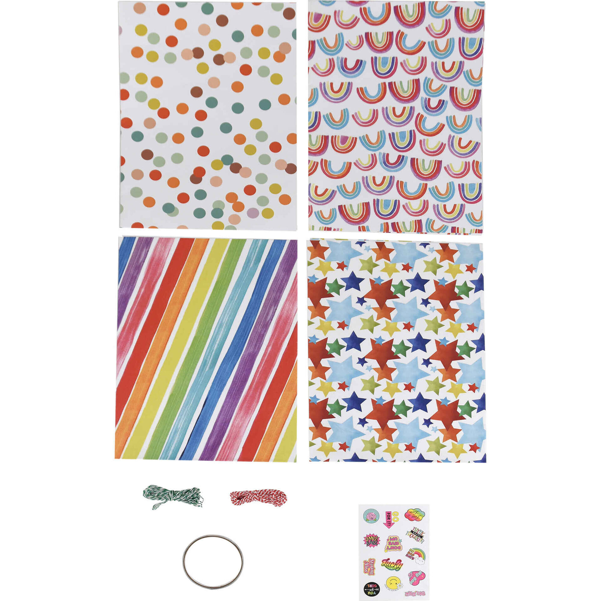 Conjunto de Acess&oacute;rios para Embrulho Bazar&atilde;o