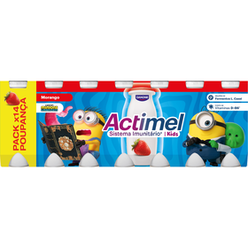 Defesas L&iacute;quido Morango Kids Actimel Danone