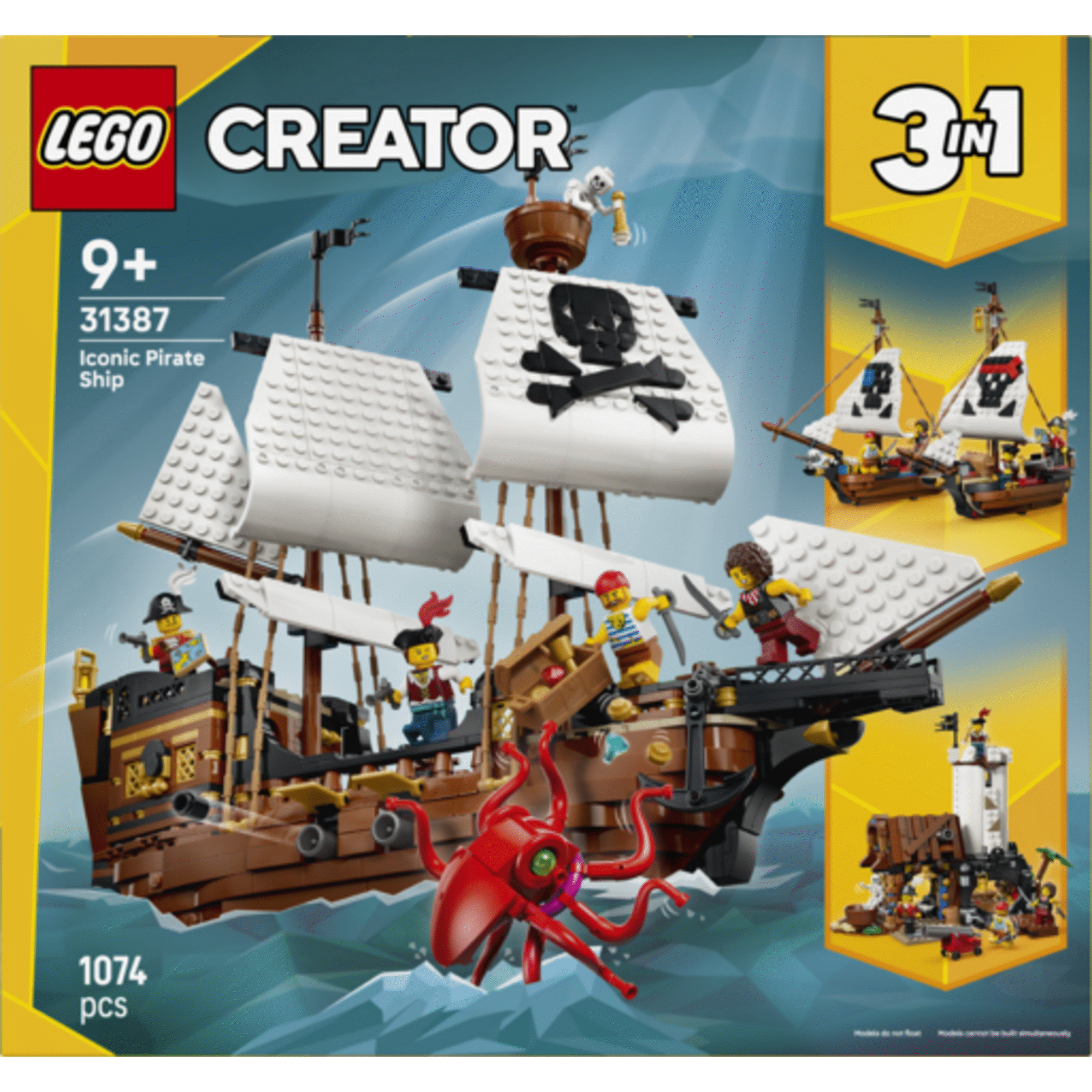 LEGO Creator - Navio Pirata Ic&oacute;nico - 31387
