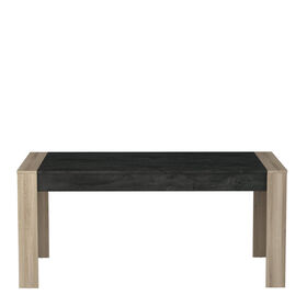 Mesa de Jantar fixa 170x90x77cm Preto Sheffield