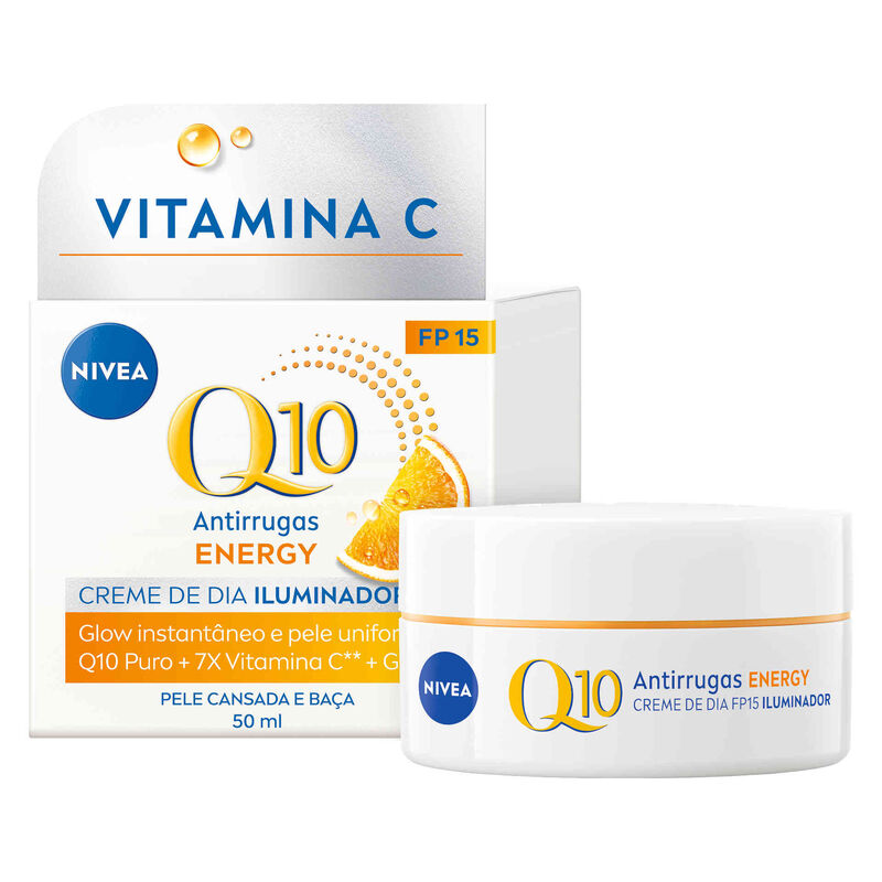 Creme de Rosto Dia Q10 Energy Antirrugas FPS15 Nivea