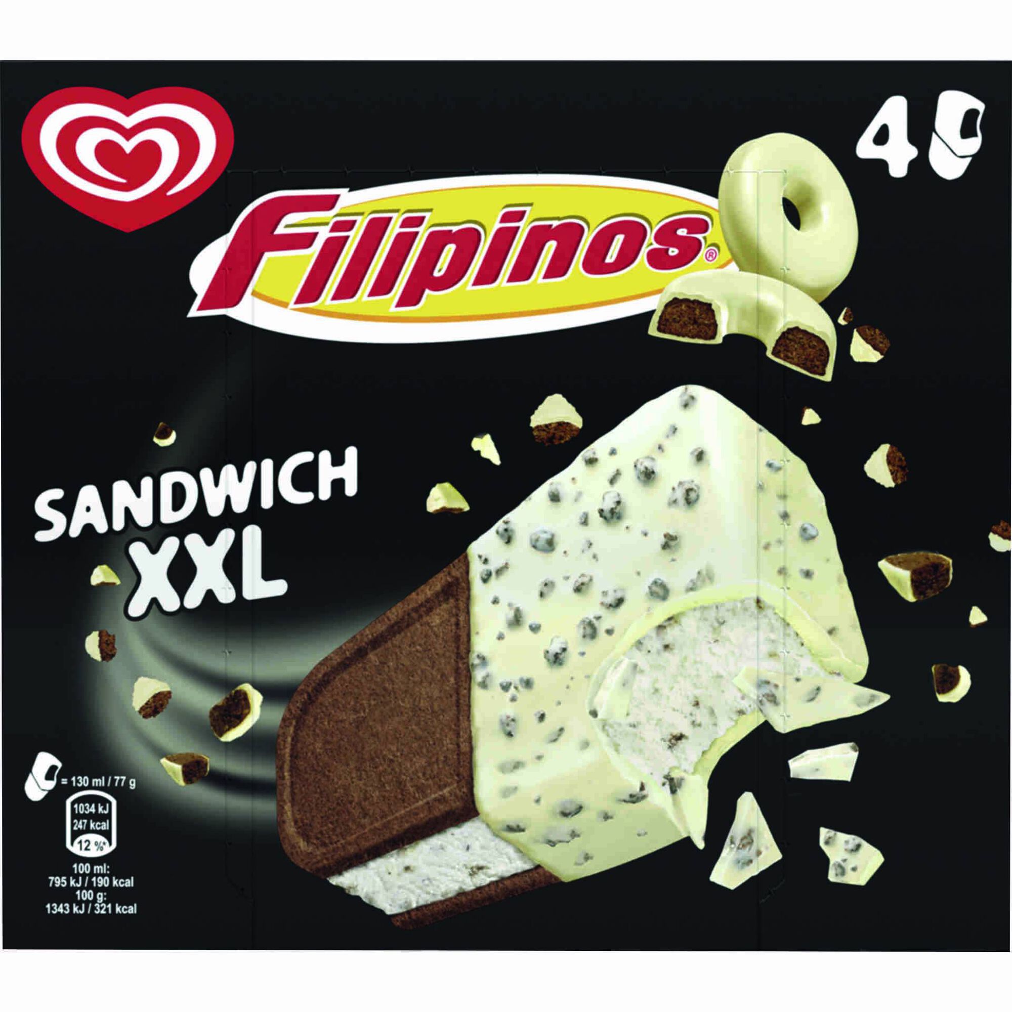 Gelado Sandwich XXL Filipinos