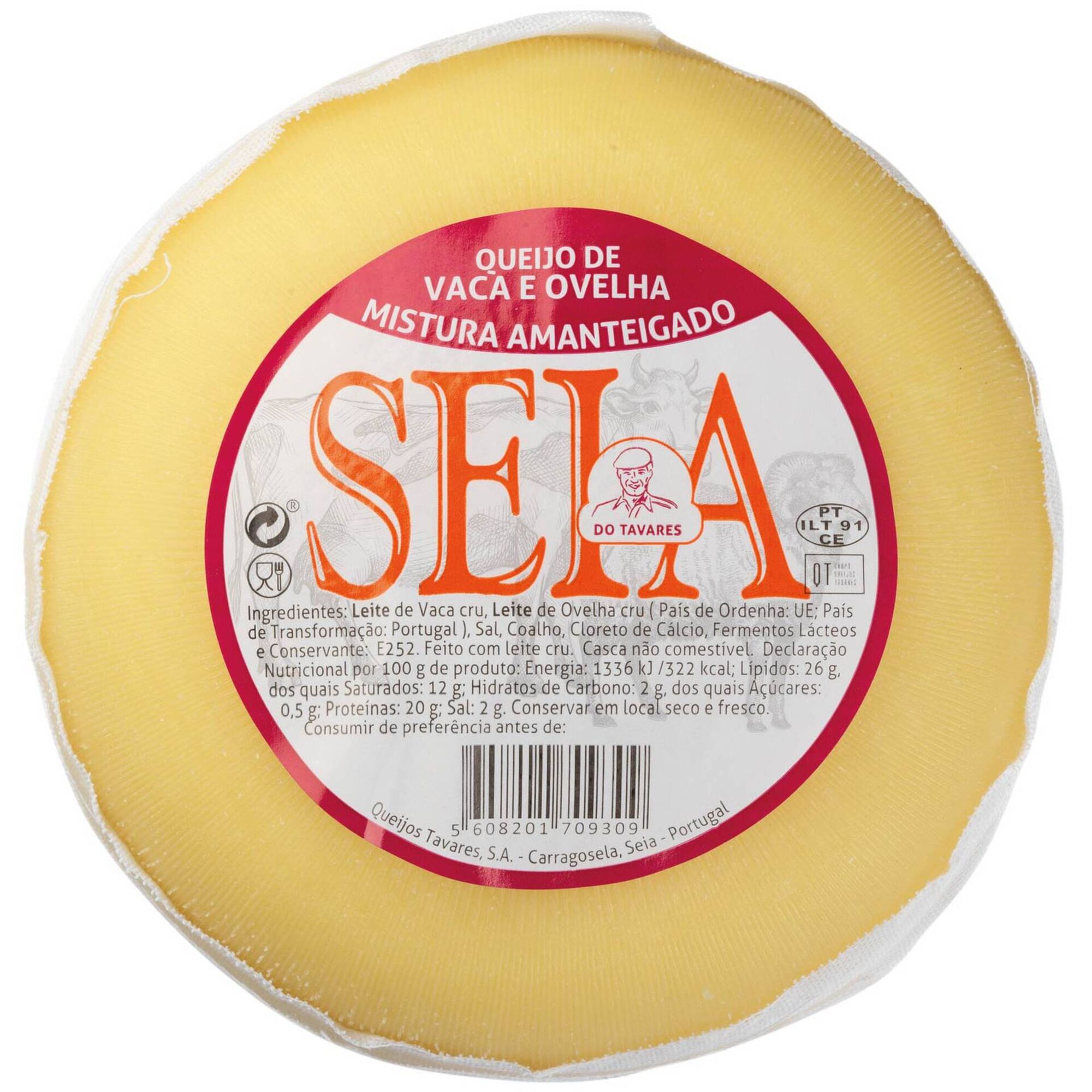 Queijo Mistura Vaca/Ovelha Médio Queijo Mistura Vaca/Ovelha Médio