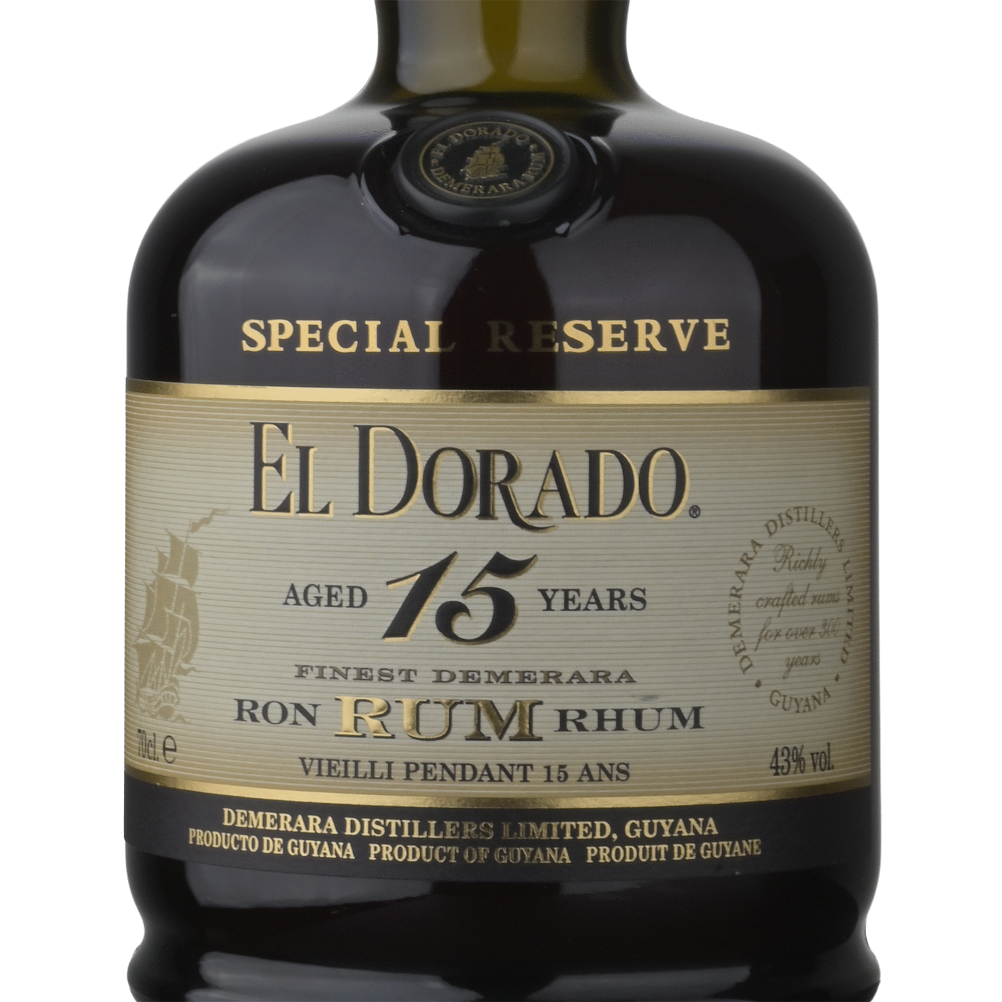 El Dorado Rum 15 Anos Finest Demerara