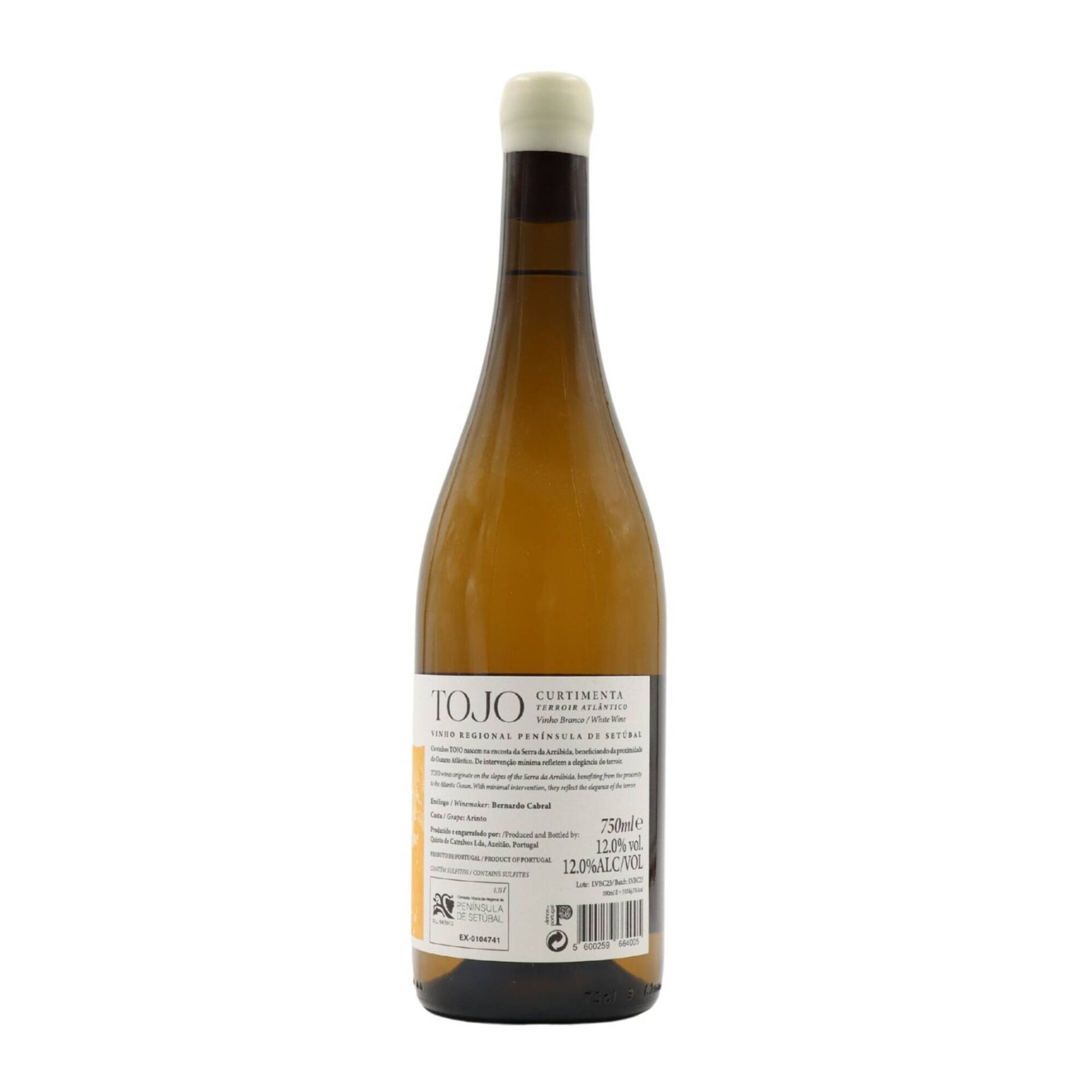 Tojo Curtimenta Pen&iacute;nsula De Set&uacute;bal Vinho Branco